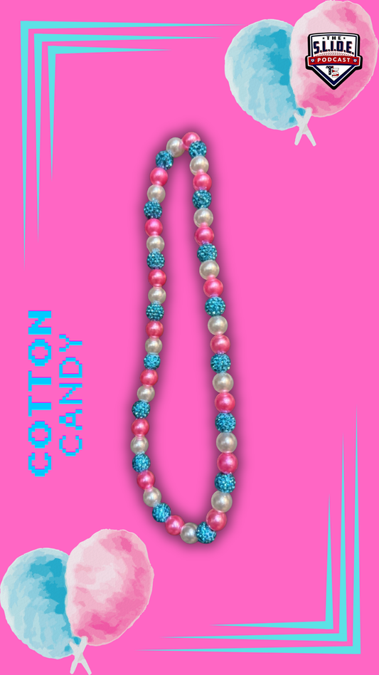 Cotton Candy Beaded Necklace