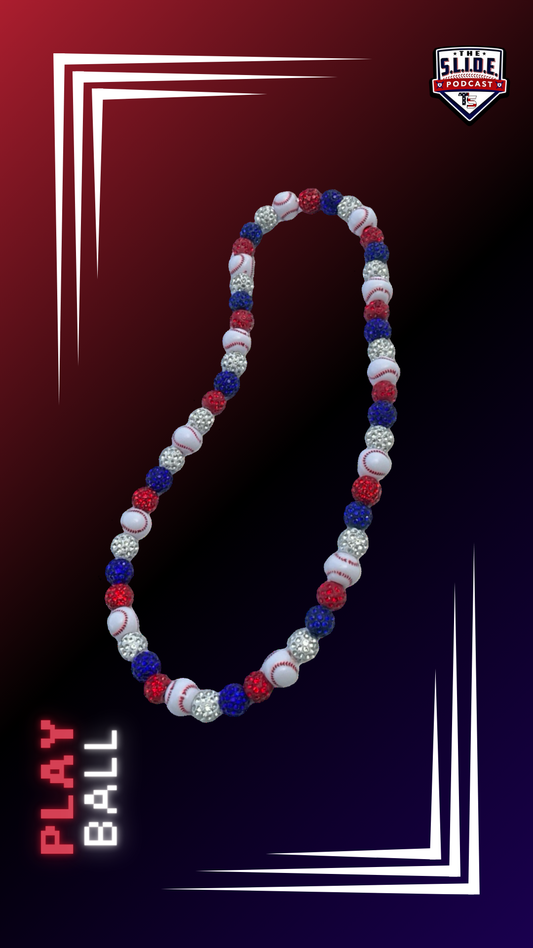 "Play Ball" Bead Necklace